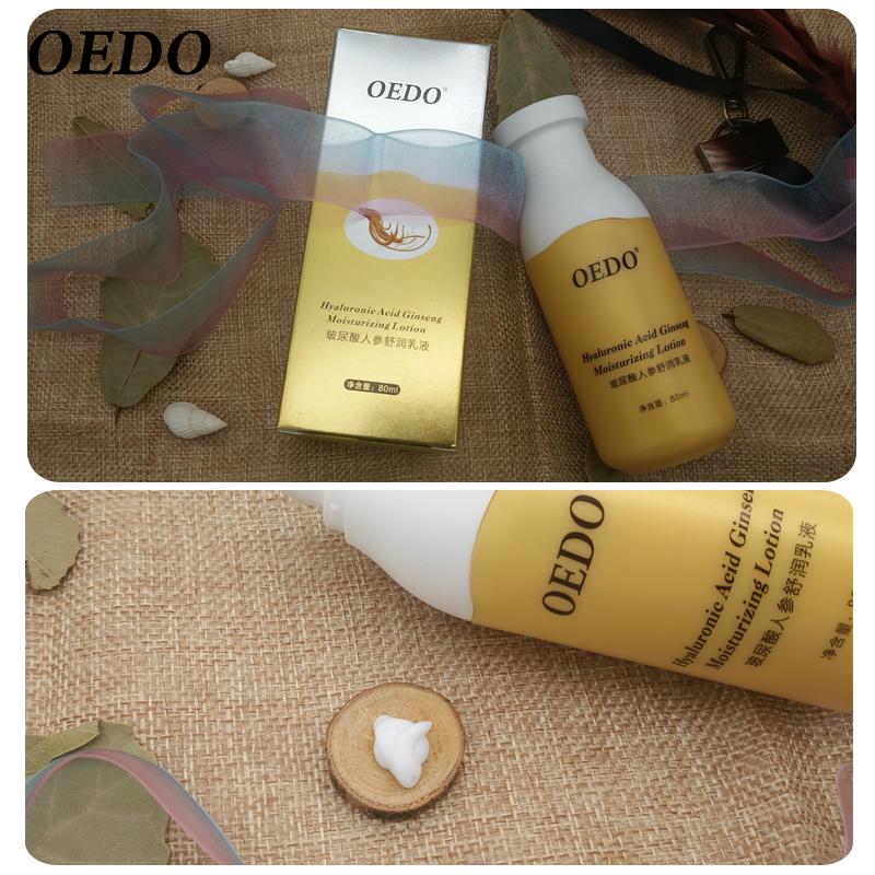 OEDO Hyaluronsäure Ginseng Feuchtigkeitsspendende Lotion Hautpflege Aufhellung Akne Behandlung Tiefe Haut Reparatur Gesichtspflege Öl-kontrollierende Wirkung