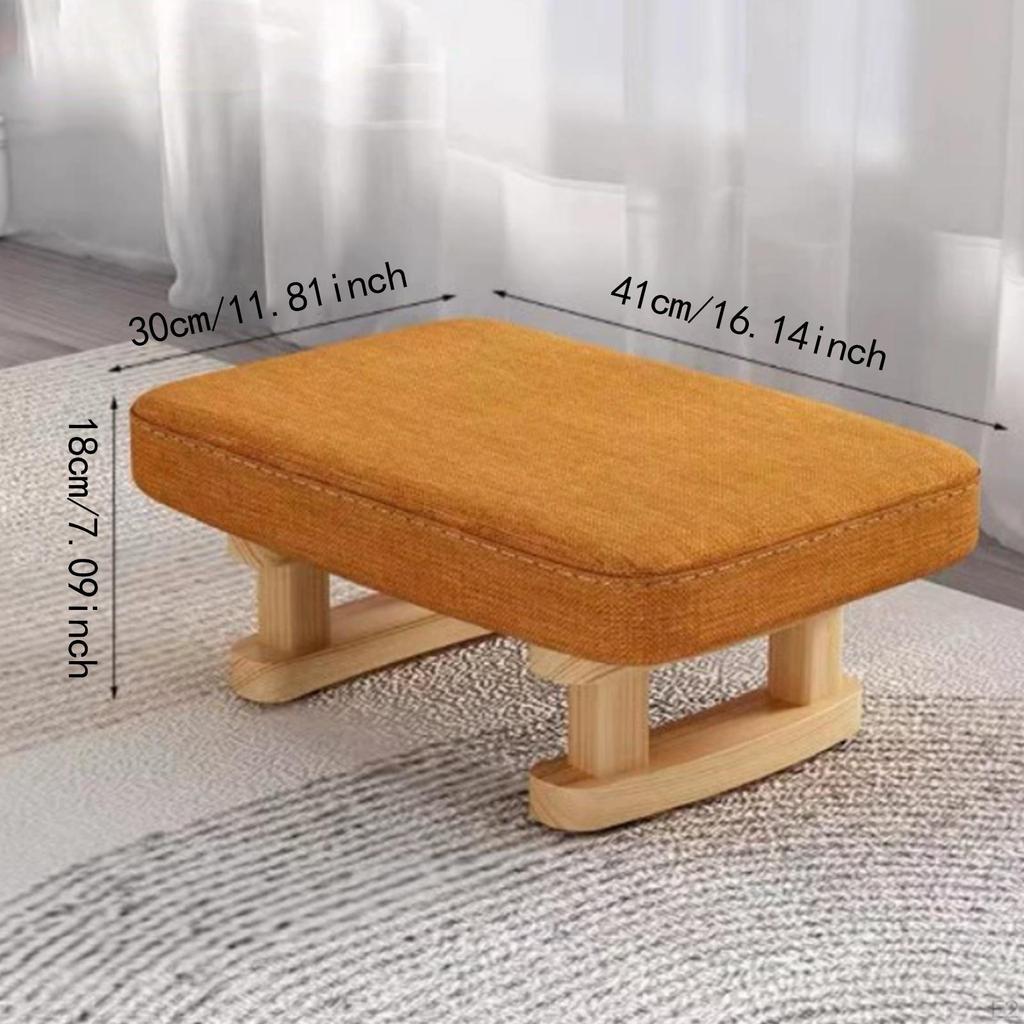 Compact Foot Stool Ottoman Rectangle Design for Bedroom And Office