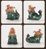 Brass Dragon's Nine Sons Ornament: Handcrafted Living Room and Office Decor, Perfect Housewarming Gift for Attracting Wealth