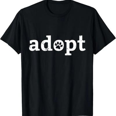 Nekupuj Adoptuj Zachraň Život Tričko Zachraň Zvířata Láska Tričko