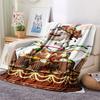 1PC  Rabbids Invasion Madness Blanket, High quality Comfortable for All Seasons, Home Decor, Warmth and Comfort
