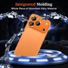 Metal Tempered Glass Lens Protector Orange Full Cover Camera Lens Cover Strong Adsorption for iPhone 17Pro/17 Pro Max