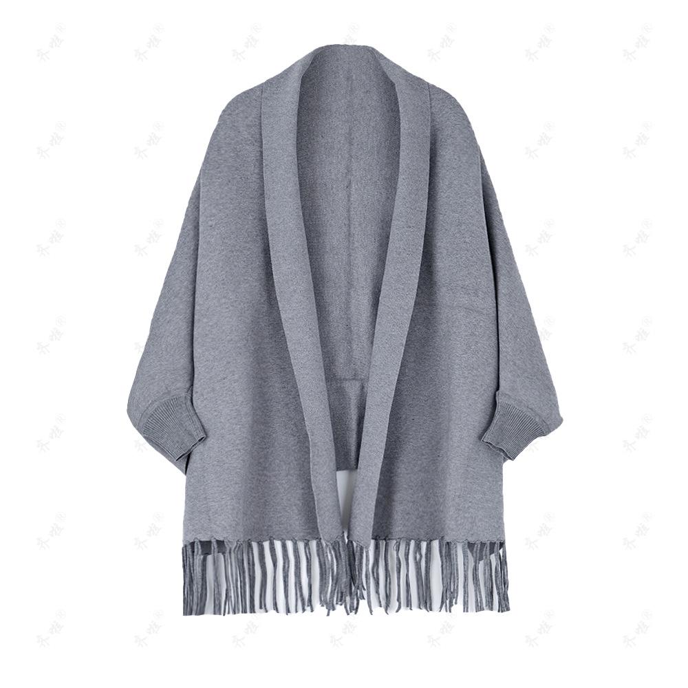 Women's Happy Mother-in-law Cheongsam Shawl Cape - Autumn/Winter Wedding Banquet Outerwear with Sleeves