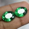Brazilian Green Garnet 22 Ct NATURAL Oval Cut CERTIFEID Flawless Loose Gemstone