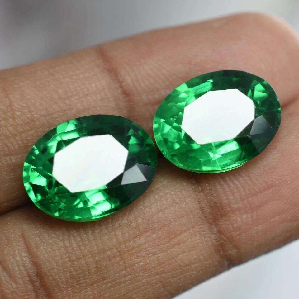 Brazilian Green Garnet 22 Ct NATURAL Oval Cut CERTIFEID Flawless Loose Gemstone