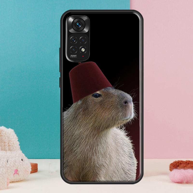 Capybara  Lovely Animal Case For Xiaomi Redmi Note 14 13 Pro 12 11 9 10 9S 10S 11S 12S Redmi 14C 13C 10C 12C Cover