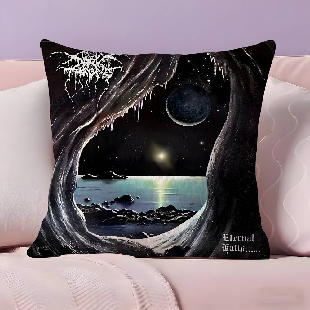 Band D-D-Darkthrones Pillow Case Ultra Soft Skin Friendly Fabric Cloud Like Comfort & Concealed Zipper