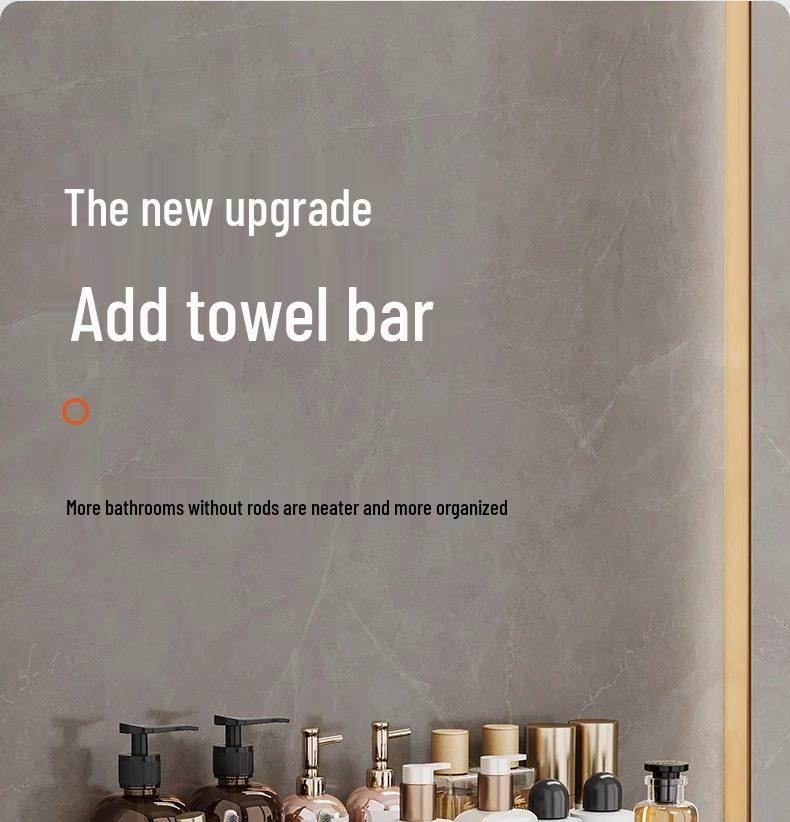 Punch-Free Wall-Mounted Bathroom & Toilet Storage Shelf