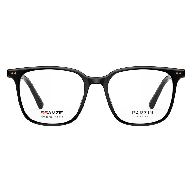 PARZIN Fan Chengcheng Style TR Square Myopia Glasses Frame 31008 Frame Only