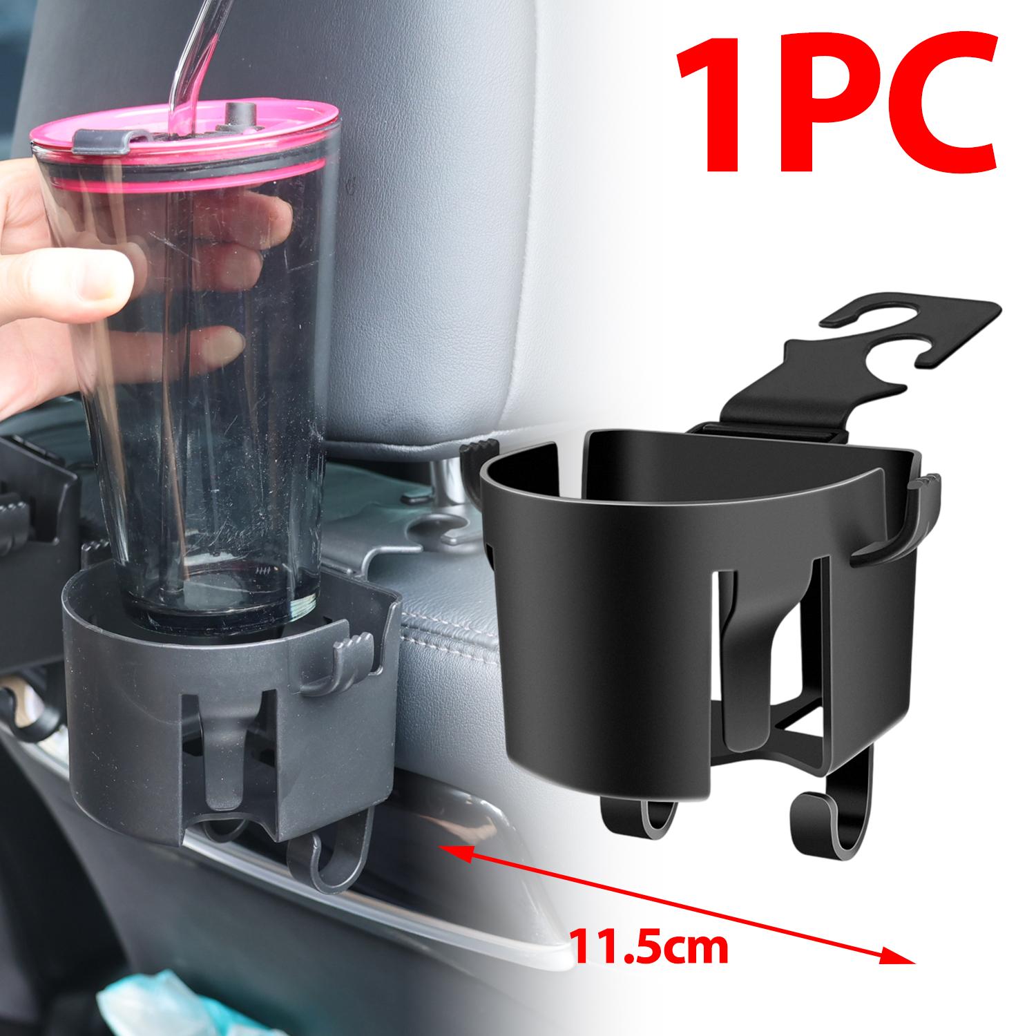 

Multifunctional Car Seat Hook Organizer Headrest Hook with Cup Holder for Purse Bag Phone Back Seat Gap Filler Car Accessories чёрный