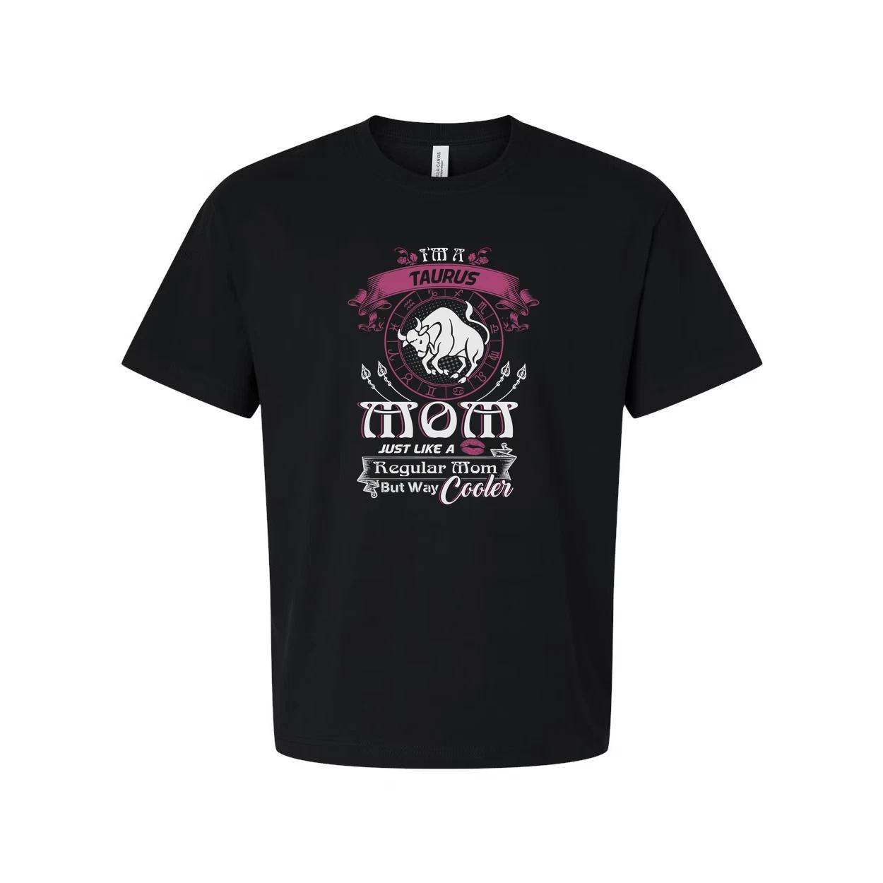 

Unisex Taurus Zodiac Sign Graphic Tee With Moon Circle Design For All Seasons An 3XL