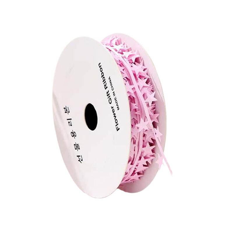 

2,5 см x 9 м Лента Милая Упаковка DIY Поделки DIY Аксессуары для одежды Упаковка для подарков Вечеринка Тесьма Многофункциональная Многоцветная 10 yards розовый