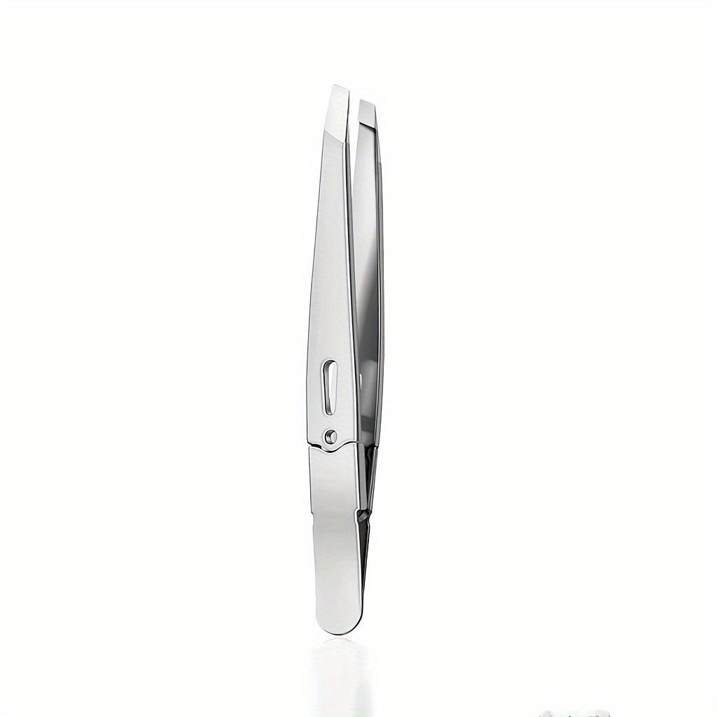 

Высококачественный пинцет из нержавеющей стали со скошенным кончиком для точного ухода за бровями и бородой.