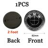 74mm 82mm Car Hood Front Badge Tail Trunk Emblem Replacement Sticker Bmw F20 F30 G20 f31 F34 F10 G30 F11 X3 F25 X4 I3 M3 M4 AV3