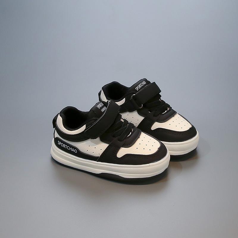Korean-style Girls' Sneakers, Children's White Shoes, Spring Boys' Kindergarten Walking Shoes, Non-slip Functional Shoes
