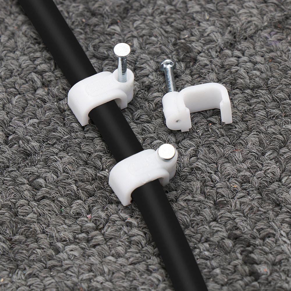 sale Hardware Fastener Wire Management Fixer Holder Cable Clip Organizer Clamp Fixing Steel Nails