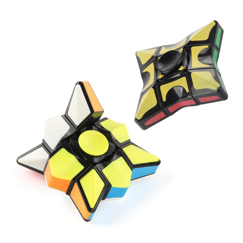 Children'S New And Strange First-Order Fingertip Gyro, Special-Shaped Rubik'S Cube Smoothly Rotates To Decompress And Vent, Decompression Rubik'S Toy