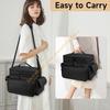55KF Sewing Basket Professionals Spacious Compartments Removable Partitions Thick Padding Protective Sewing Kits Container