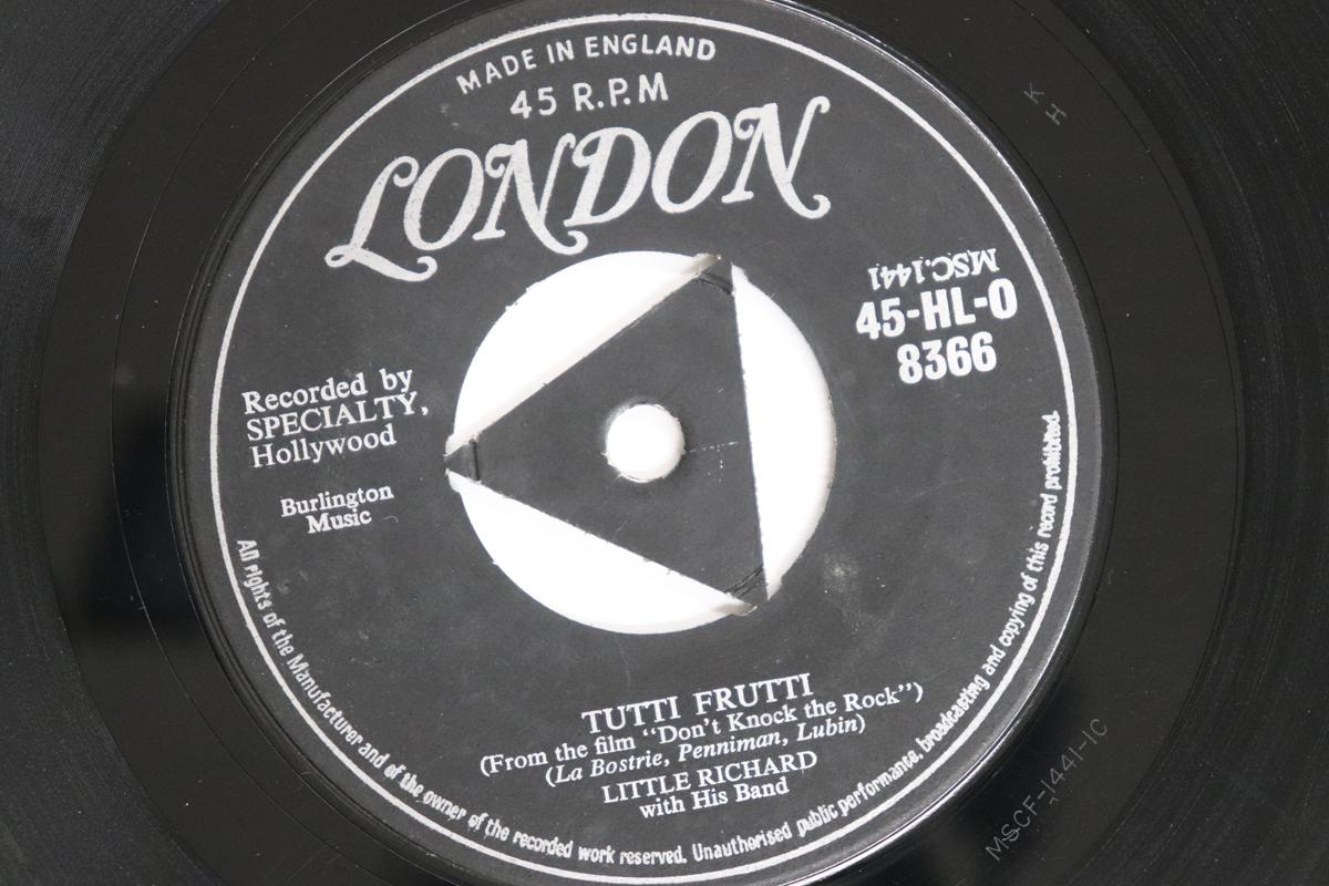 

7inch Record LITTLE RICHARD - Long Tall Sally / Tutti Frutti 45HLO8366 London Records UK Rock Used