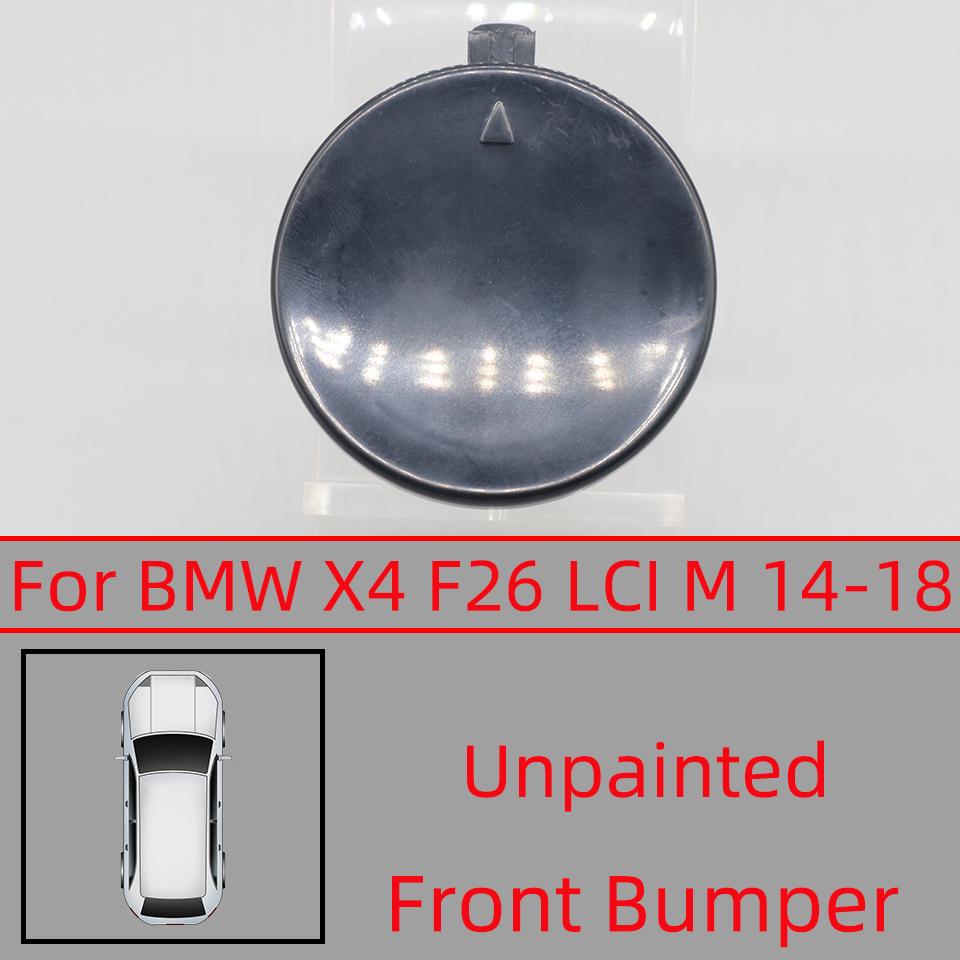 

Front Rear Bumper Towing Hook Cover Shell Cap Hauling For BMW X4 F26 LCI M-Sport 2014-2018 #51118065883 51128066750