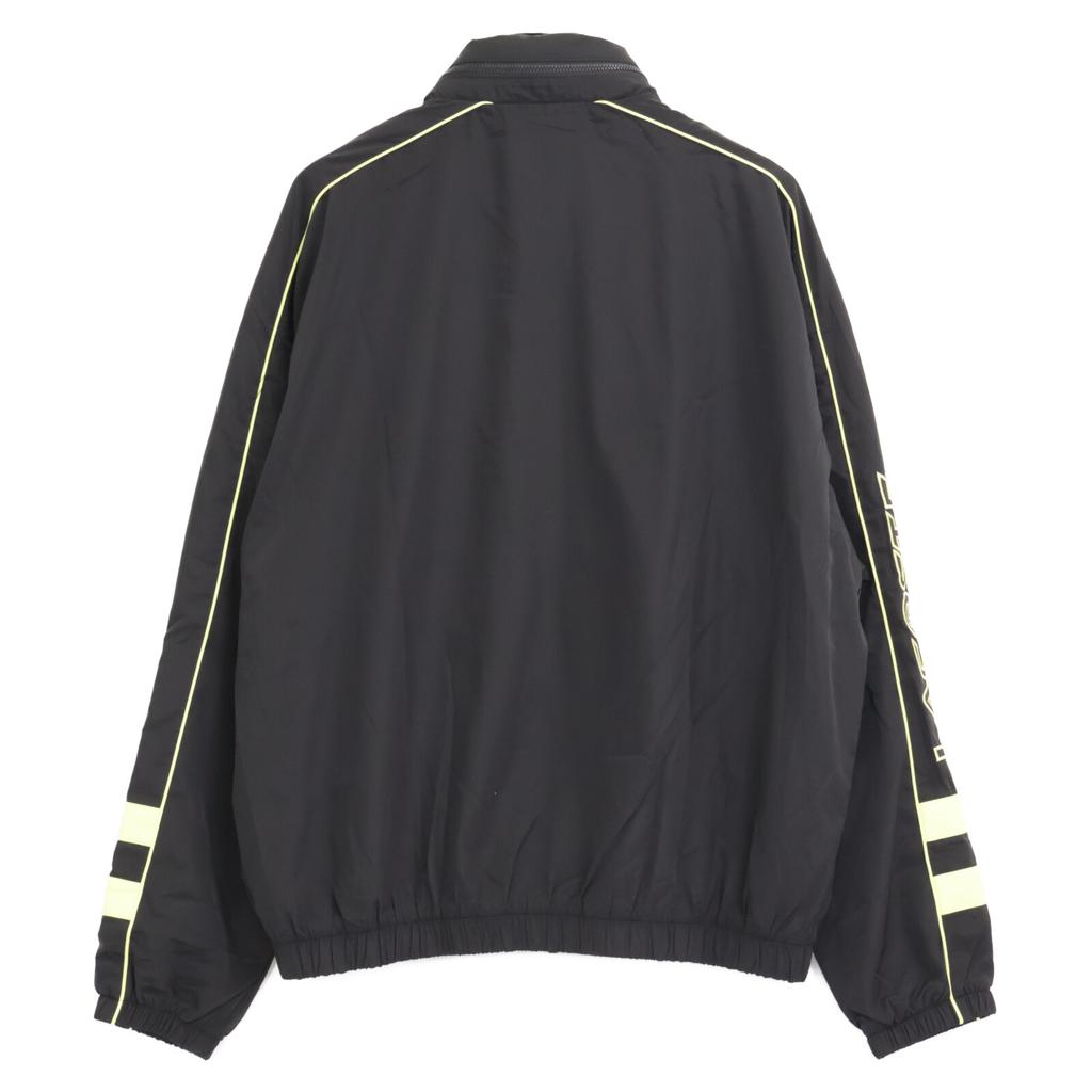 Lacoste Excellent Condition BH5983 Asymmetrical Sleeve Showerproof Track Jacket Jacket M blackUsed