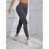 High Waist 9/10 Length Seamless Yoga Pants Women Tummy Control Butt Lifting Stretchy Nylon Spandex Leggings