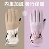Ski Gloves for Women In Winter Outdoor Windproof Waterproof Warm Fleece Thickened Couple Cycling Cold Protection Touch Screen Winter