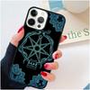 Occult Witchcraft Moon Gothic Witch Phone Case For iPhone 16 15 14 plus XR XS 11 12 13 Pro max Shell Cover coque