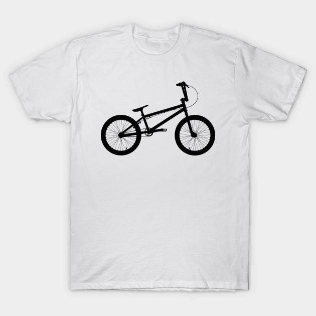 

Мужская черная футболка с принтом Силуэт велосипеда Bmx Печать на трансферной бумаге без вырезания Хлопковая футболка 3XL белый
