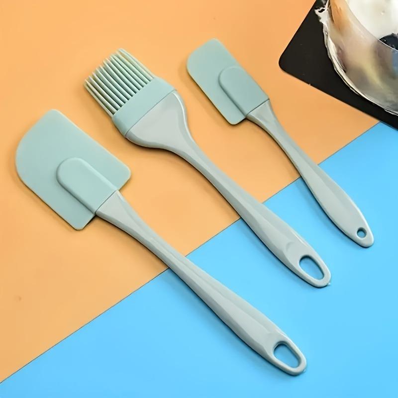 3Pcs Silicone Baking Brushes Set- Heat Resistant Oil Butter Cream Brushes for Cooking Baking, Kitchen Utensils & Baking Tool Kit