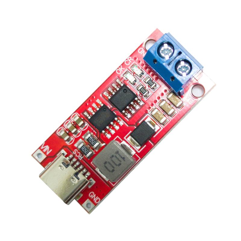 Multi-cell 2s 3s 4s Type-c Step-up Boost Lithium Battery Module Charger Dc 3-6v To 8.4v 12.6v 16.8v