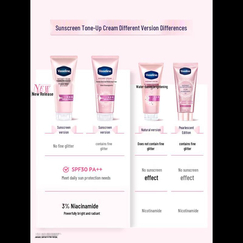 Vaseline Brightening Tone-Up Sunscreen Lotion SPF30PA++