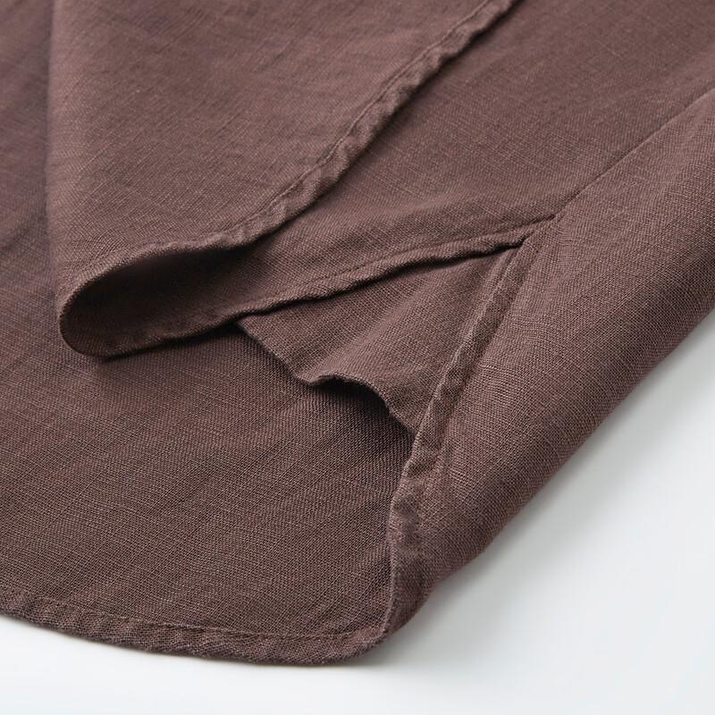 Men's Tencel Linen Short-Sleeve Business Casual Shirt