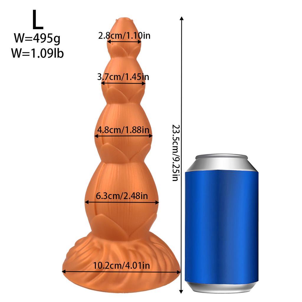 Silikon Extra Langer Analplug Dildo Sexspielzeug Masturbator für Männer und Frauen Strap-on Penis Realistischer Schwanz BDSM