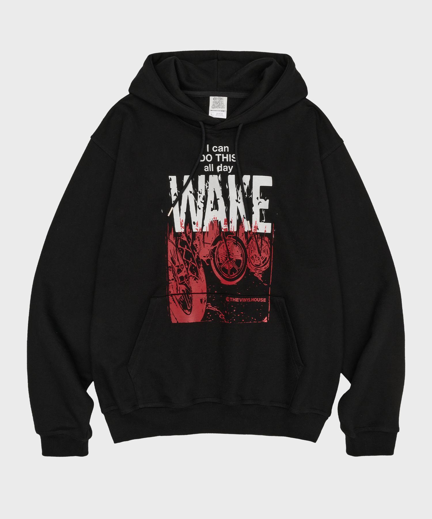 Худи Wake от Vinyl House Черное (Vh2Esum400A) Black/S