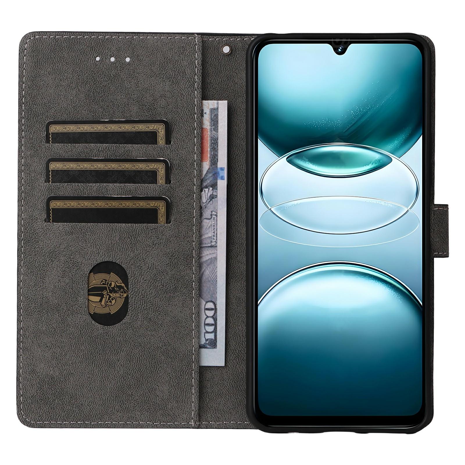 

For Umidigi G100 Wallet Case RFID Blocking PU Leather Cover Stand View Black