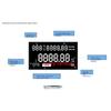 Digital Water Flow Sensor Meter Tester Flowmeter Totameter Temperature Time Record With G1/2 Flow Sensor