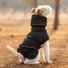 Customized Luxury Winter Coat for Dogs Waterproof Polyester Modern Solid Decorative Breathable Fur Collar Reflective Feature