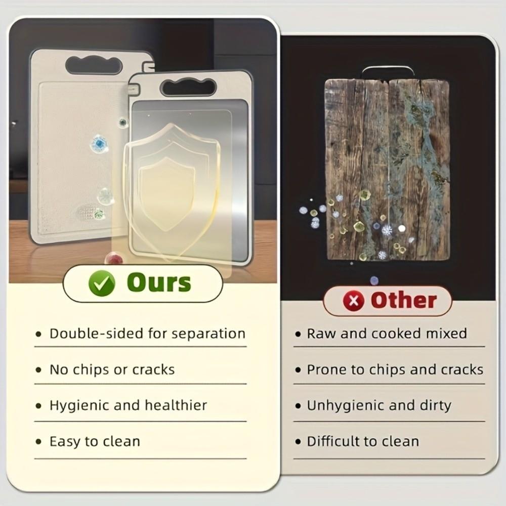Stainless Steel Chopping Board Double-Sided Vegetable Cutting Board Cutting Board Mats  Frozen Meat