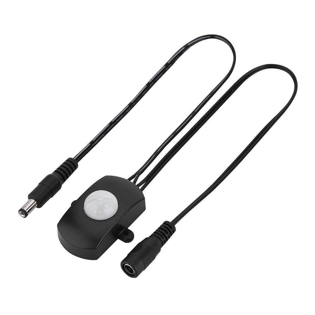 5A DC 6‑24V Mini PIR Infrarot Bewegungsmelder Detektor Schalter LED Streifen Automatischer Schalter Schwarz