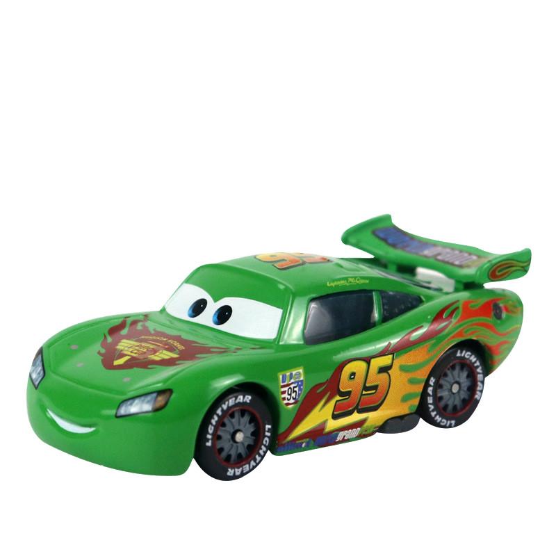Alloy Racing Car Toy Collection Featuring Mater Orange Bad Guy And Lightning Mcqueen