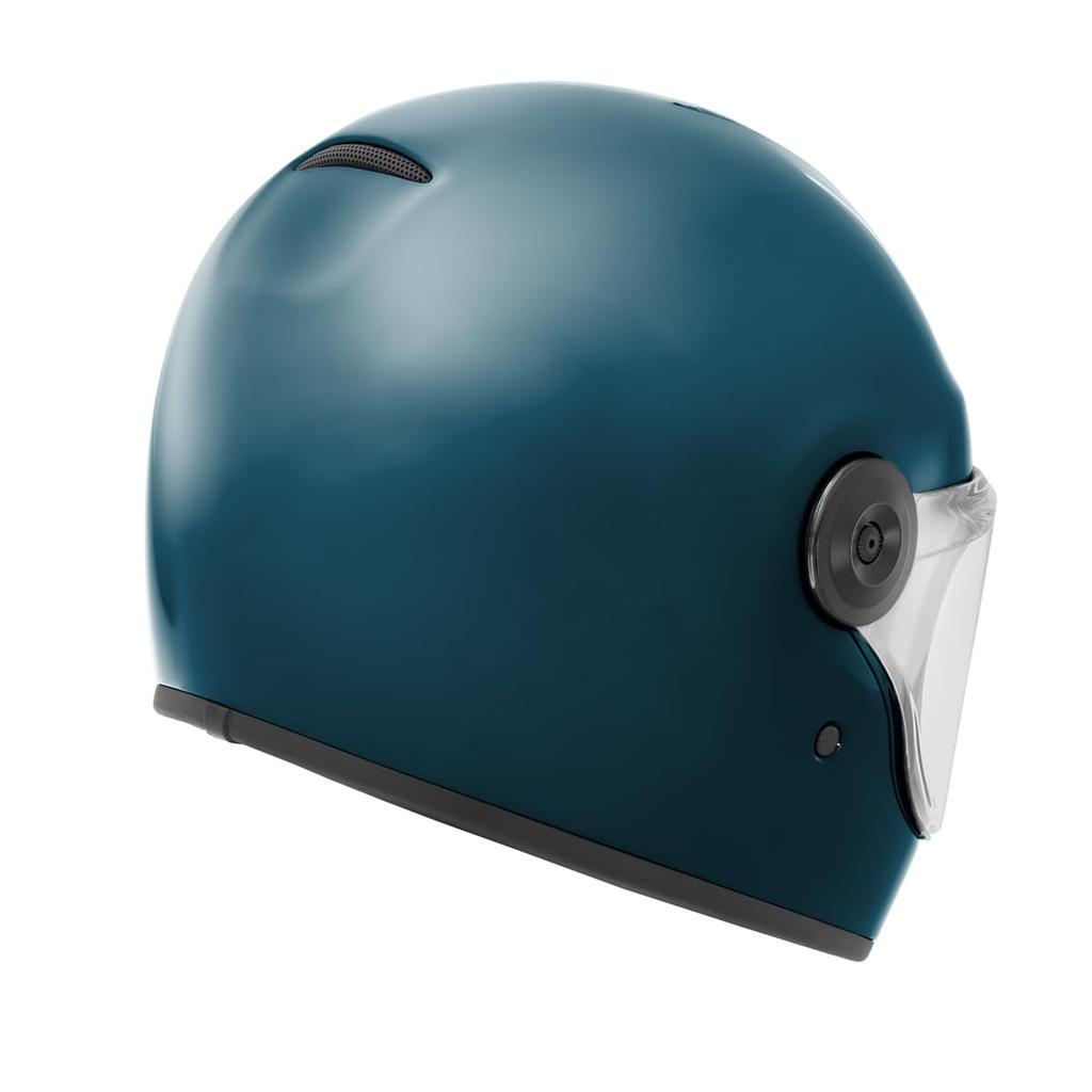 KOMINE Neo Retro Full Face Helmet Midnight Blue M 01-190 HK-190