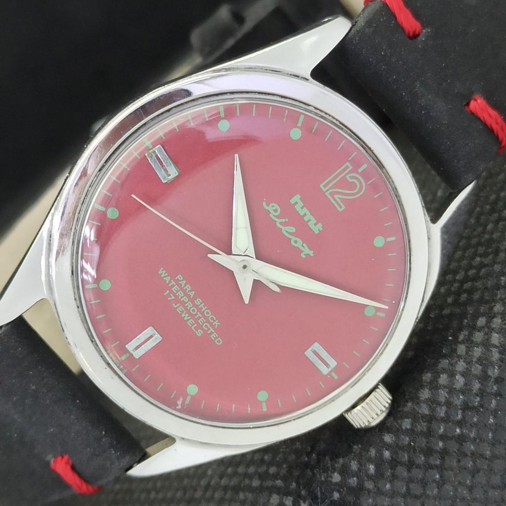 

USED HMT PILOT INDIAN MENS MECHANICAL WATCH a282422-1 Sku534k-a282422