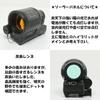 AERITH BLACK Replica SRS Dot Sight with Working Solar Panel, Black, Kill Flash, Engraved, QD, 20mm Rail Compatible, SRS (BK)