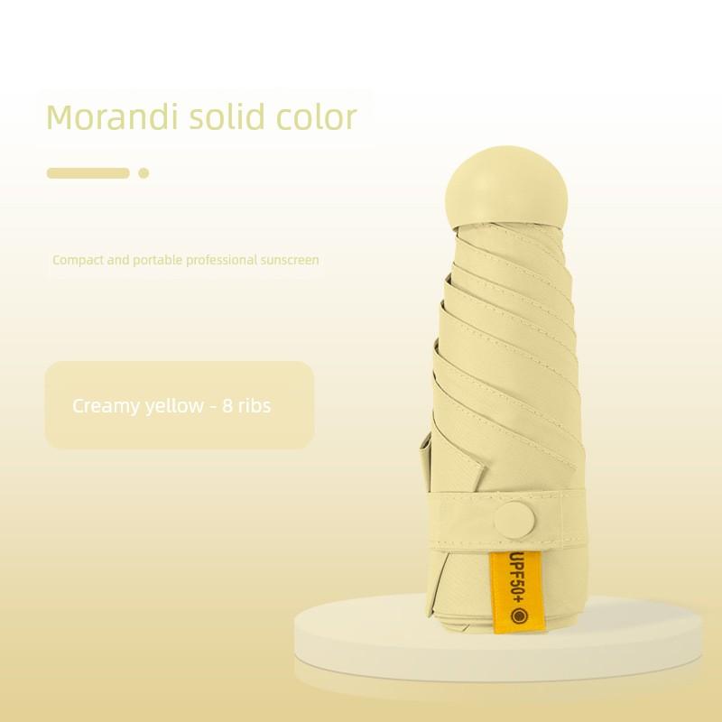 Dual-Use Umbrella for Women, Sun Protection, Uv Protection, Pocket Umbrella, 40% off Flat Sun Umbrellas, Compact Sunshade Umbrella