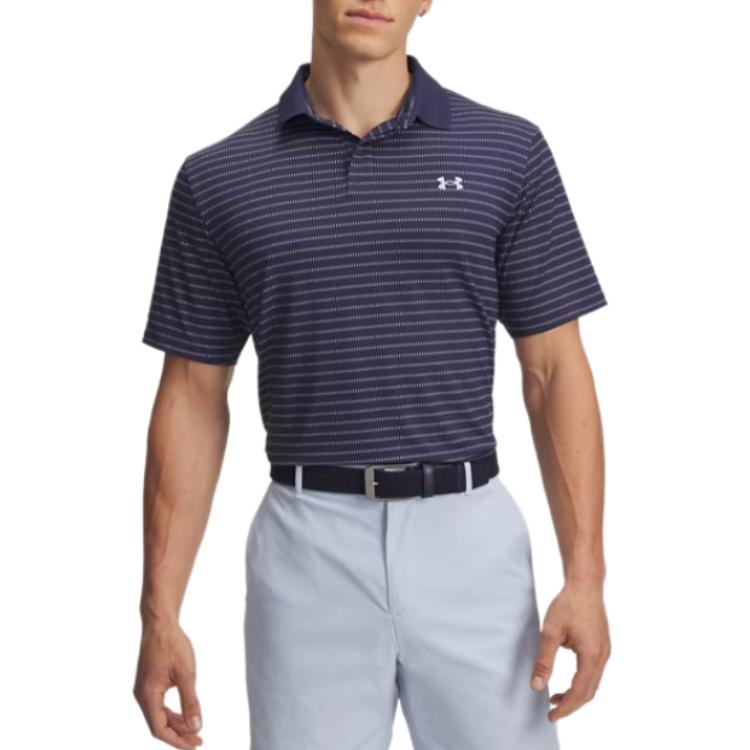 

Under Armour Drive Chill Comfortable Versatile Fashionable Trendy Short Sleeve Polo Shirt Men tops 1389597-410 XL