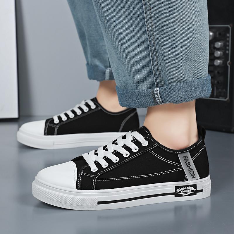 Summer Youth Versatile Canvas Shoe Outdoor Student Campus Style Leisure Sports Fashion Skateboarding  Low-top Couple StyleShoes