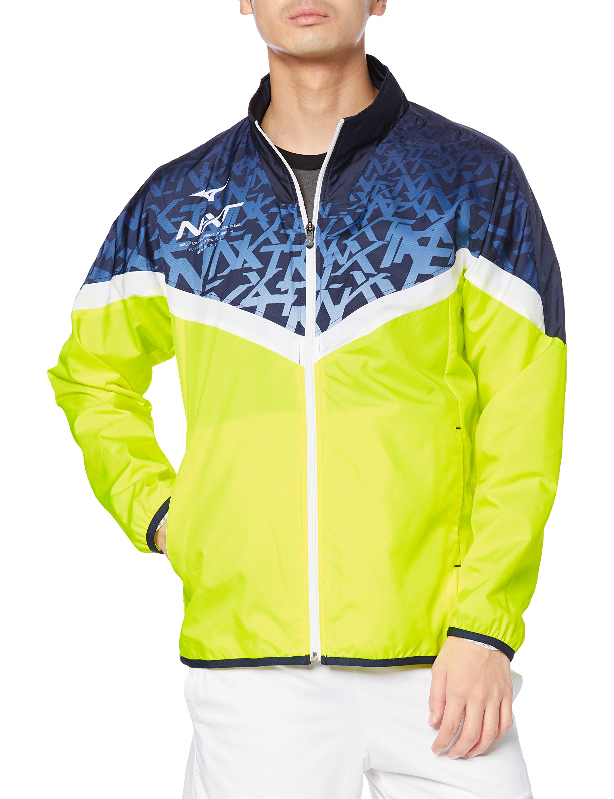 

Ветровка Training Wear 32JE0745 Safety Yellow x Deep Navy Япония XL на японский размер [Mizuno] N-XT (эквивалент XL)