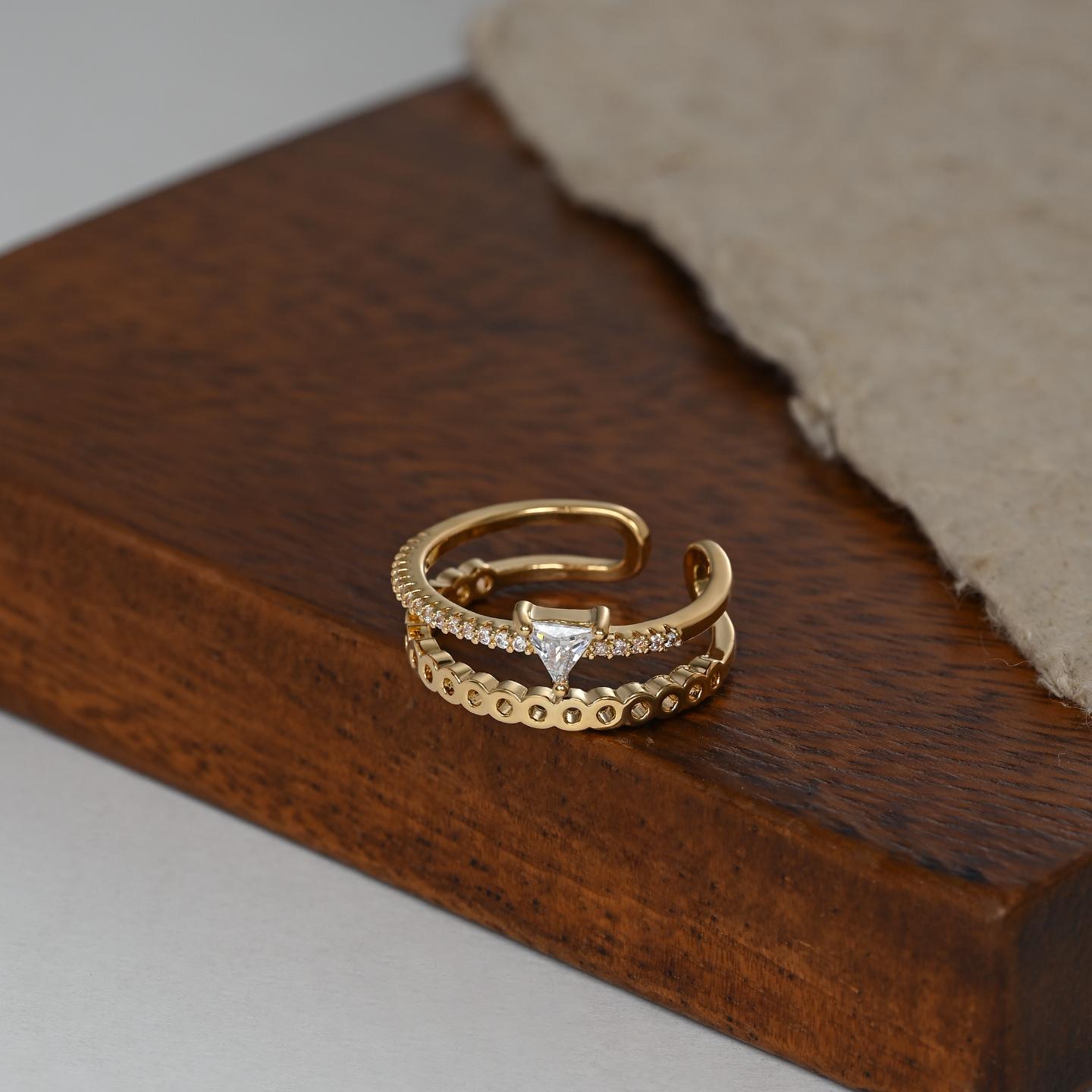 JZ88569 New niche personalized hollow index finger ring, fashionable and versatile ring, cross-border hot selling