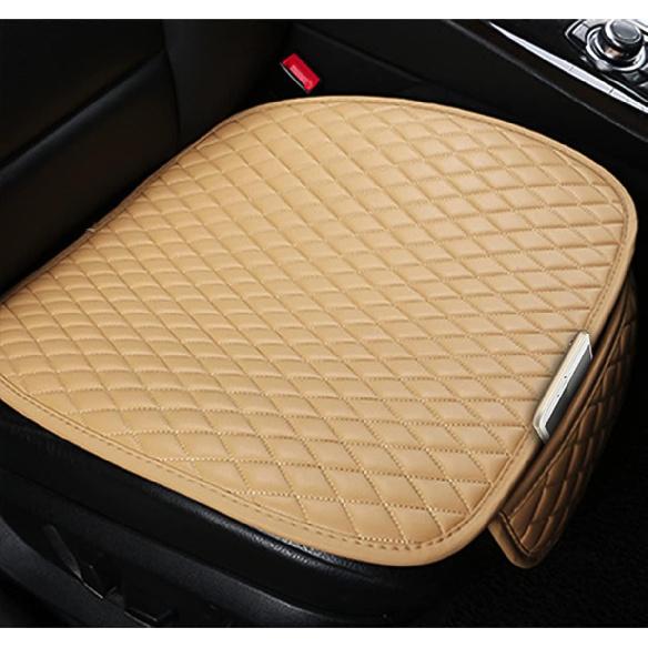 

Moly Magnolia Leather Car Seat Cover/Protector, Car Seat Cushion, Comfortable, Compatible with 90% Vehicles, Cars, SUVs, Car Interior Accessories for бежевый